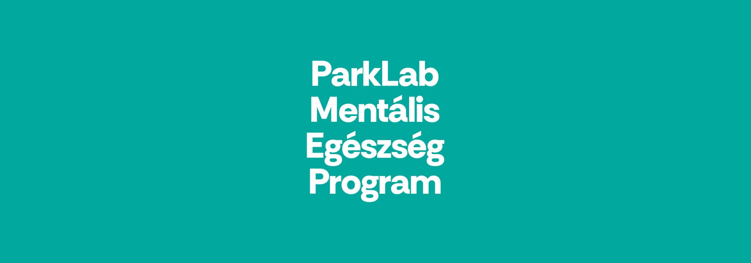 ParkLab Mentális Egészség Program